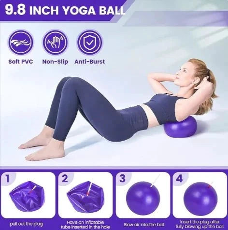 Mandotos 13-piece yoga and Pilates set with mats, blocks, straps, and accessories for fitness and stretching exercises.
