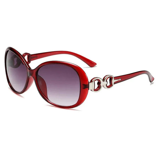 Vintage retro oversized sunglasses for women, MANDOTOS INTERNATIONAL chic eyewear with a stylish travel-ready design.
