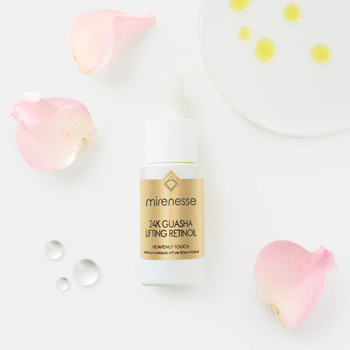 MIRENESSE SKINCARE 10g/ 0.35oz 24k Gold Guasha Lifting Retinoil Mini Face & Body