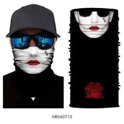 Mandotos 3D Charm Protective Mask with colorful design and adjustable straps for comfortable face coverage.
