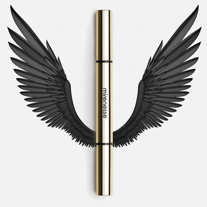 MIRENESSE EYE LINER 2x1ml / Jet Black 4D Instant Wing 24hr Eyeliner Stamp
