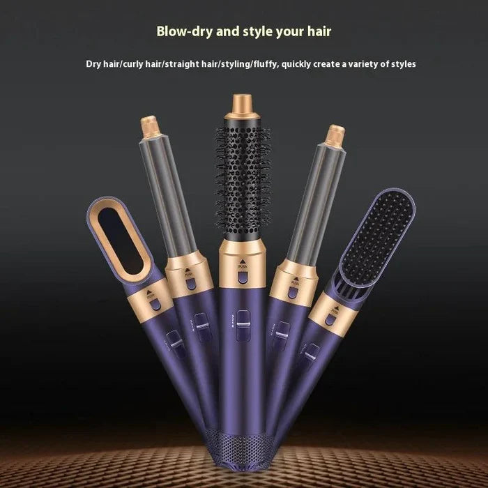 Mandotos 5-in-1 multi-head styling curler with various curling attachments for versatile hair styling.