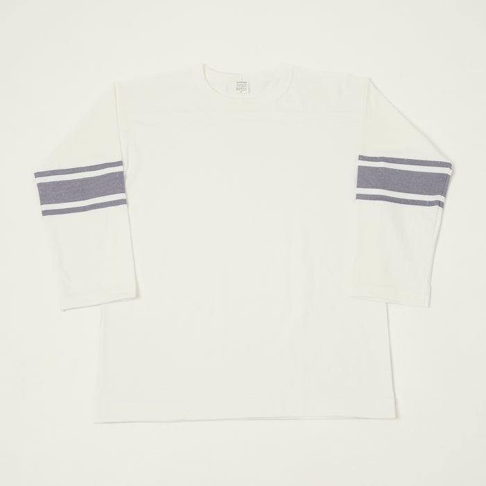 A Vontade Cropped Sleeve Football T-Shirt - White