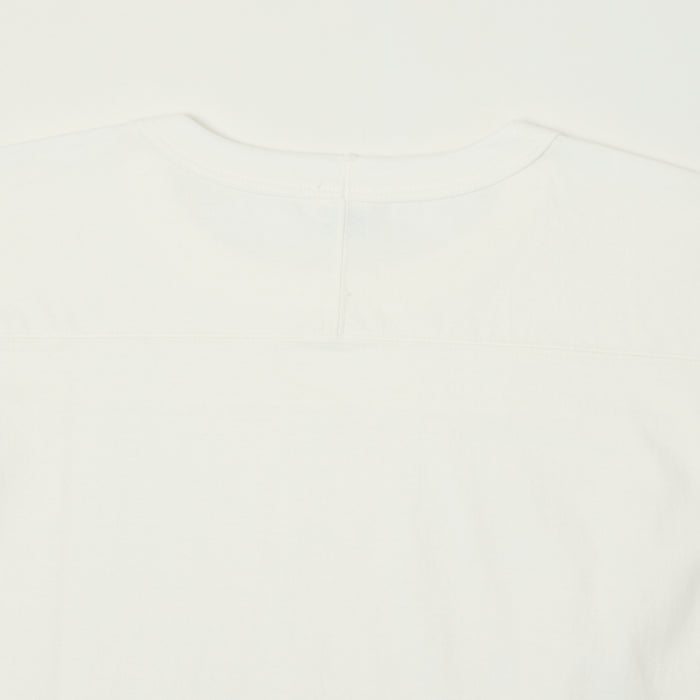 A Vontade Cropped Sleeve Football T-Shirt - White