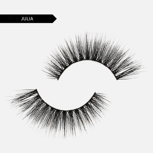 MIRENESSE PACK LASHES Adhesive Liner + Reusable False Lash Bond Kit - 8. Julia 5d Faux Mink