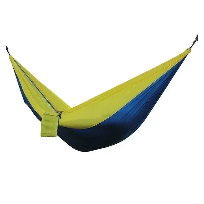 Mandotos Adventure Hammock Pack with lightweight hammock, straps, and carry bag for outdoor camping and relaxation.