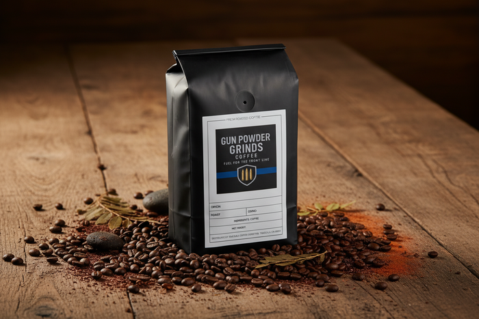 Gun Powder Grinds African Espresso with earthy elements