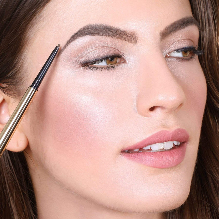 MIRENESSE BROW All Day Micro Brow Pencil + Highlight Definer Crayon- Eyebrow