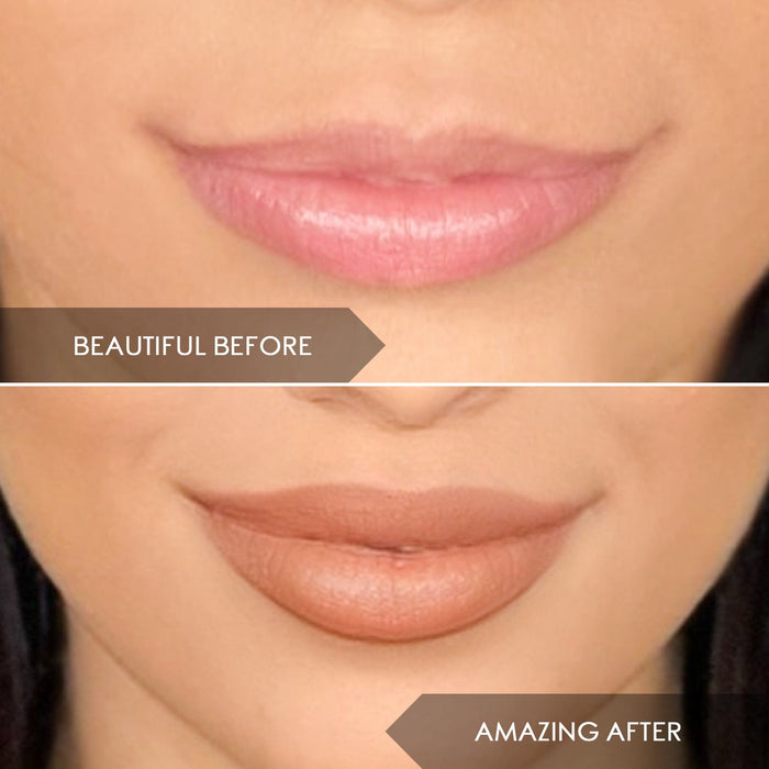 Mirenesse LIP LINER All Day Micro Lip Perfector Matte Pencil 2. Teddy Bare