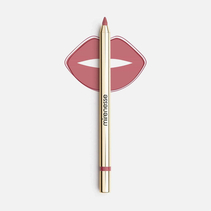MIRENESSE LIP LINER 0.4g / .01oz / 3.Of Rose All Day Velvet Matte Kissproof Liner 3. Of Rose