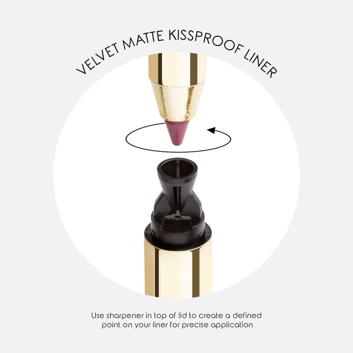 MIRENESSE LIP LINER 0.4g / .01oz / 6. Handmaid's Kiss All Day Velvet Matte Kissproof Liner 6. Handmaid's Kiss