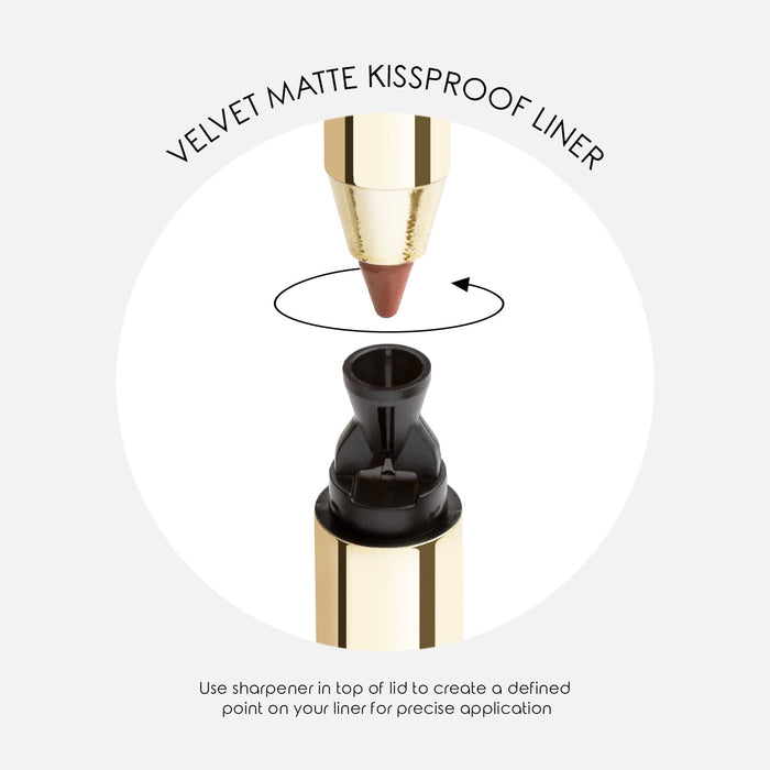 MIRENESSE LIP LINER All Day Velvet Matte Kissproof Liner 7. Baby Nude