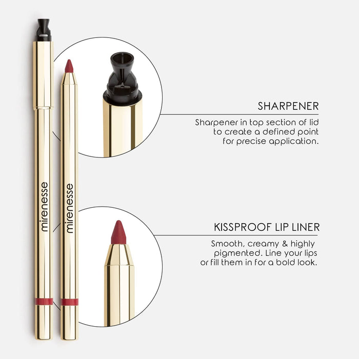 MIRENESSE LIP LINER All Day Velvet Matte Kissproof Liner 7. Baby Nude