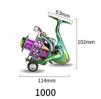 Mandotos AluSpin Reel Master fishing reel with sleek metallic finish and ergonomic handle for smooth casting and retrieval.