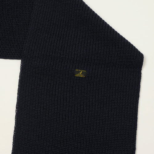 Anatomica 'KNF' Knit Muffler - Navy