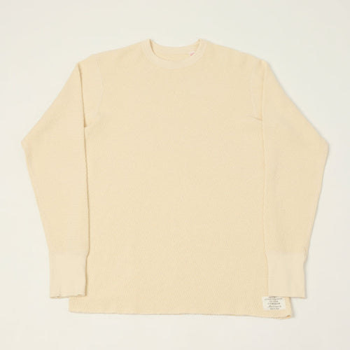 Anatomica Long Sleeve Thermal T-Shirt - Natural