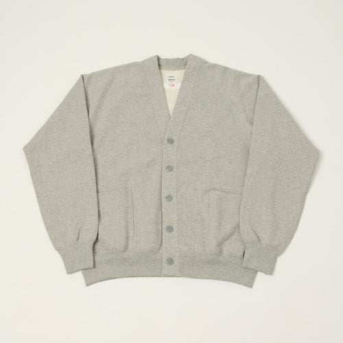 Anatomica Raglan Sleeve Cardigan - Grey