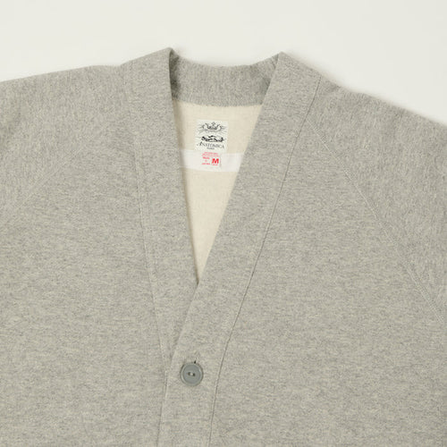 Anatomica Raglan Sleeve Cardigan - Grey