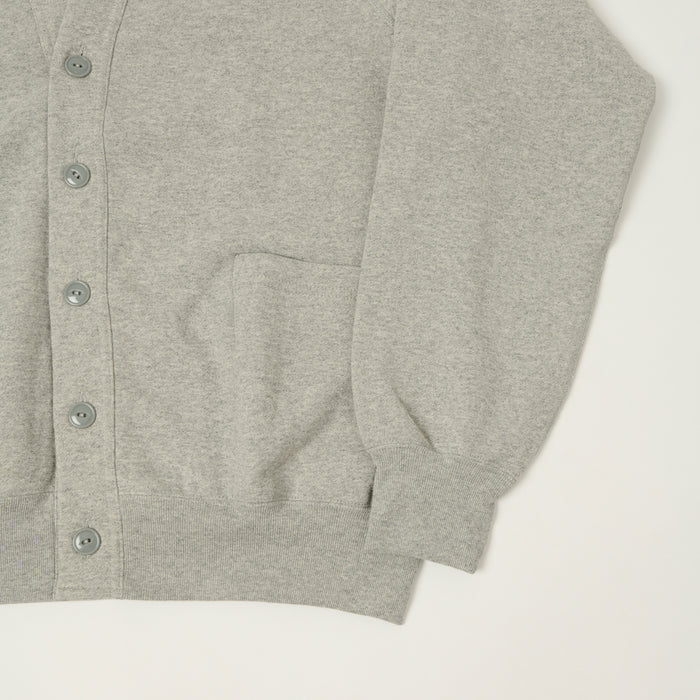 Anatomica Raglan Sleeve Cardigan - Grey