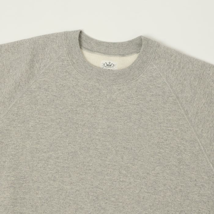 Anatomica Raglan Sleeve Sweatshirt - Grey