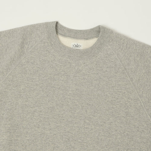 Anatomica Raglan Sleeve Sweatshirt - Grey