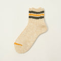 Anonymous Ism 3 Line Slub Q Sock - Beige