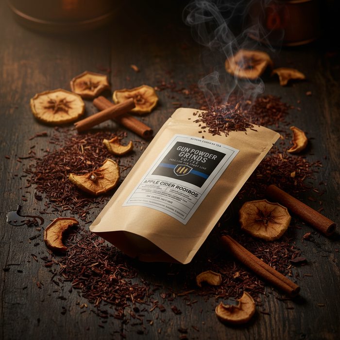 Gun Powder Grinds Apple Cider Rooibos with apple and spices