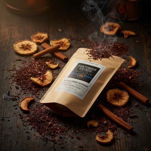 Gun Powder Grinds Apple Cider Rooibos with apple and spices