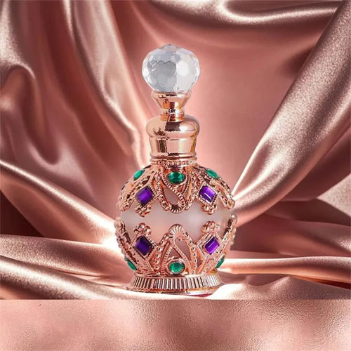 Mandotos International Arabian Rose and Jasmine Pheromone Perfume for Women in a elegant perfume bottle.