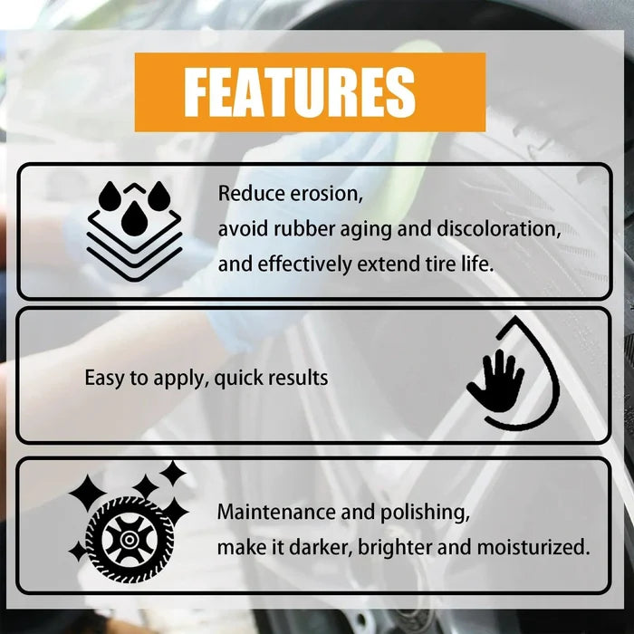 Mandotos Auto Wheel Refresher bottle with label, designed for cleaning and restoring car wheels' shine and appearance.