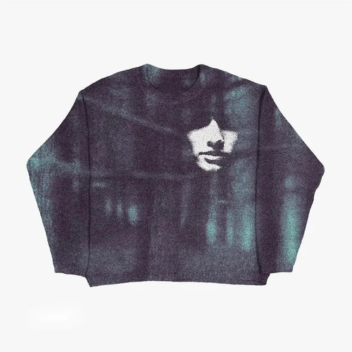 Mandotos women's autumn and winter sweater in cozy knit fabric, featuring a stylish design and warm, comfortable fit.