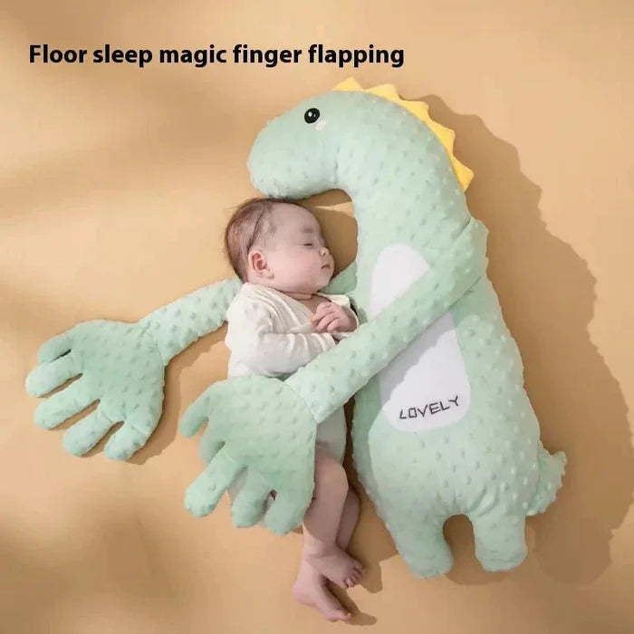 Soft baby pillow from MANDOTOS with plush fabric and ergonomic design, ideal for infant comfort and support.