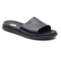 Base London Albany Leather Men's Black Slides