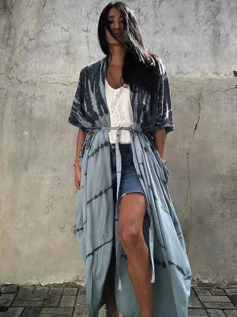 Mandotos Beach Chic Cover-Up with lightweight, breezy fabric, perfect for stylish sun-kissed beach adventures.