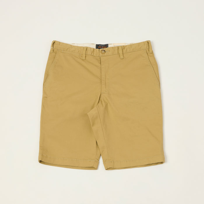 Beams Plus Chino Twill 'Ivy' Shorts - Beige
