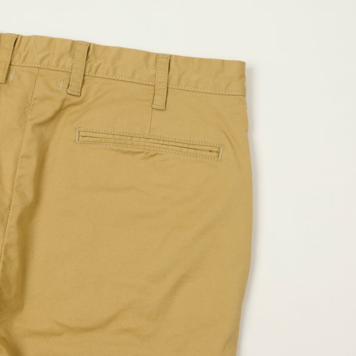 Beams Plus Chino Twill 'Ivy' Shorts - Beige