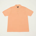 Beams Plus Lightweight Knit Polo Shirt - Orange