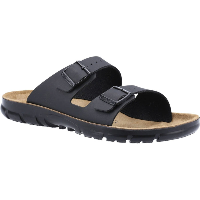 Birkenstock Bilbao Leather Men's Black Regular Sandals