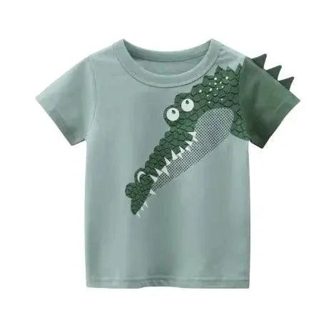 Mandotos boys' baby tee featuring soft fabric, short sleeves, and a comfortable fit, ideal for casual wear.
