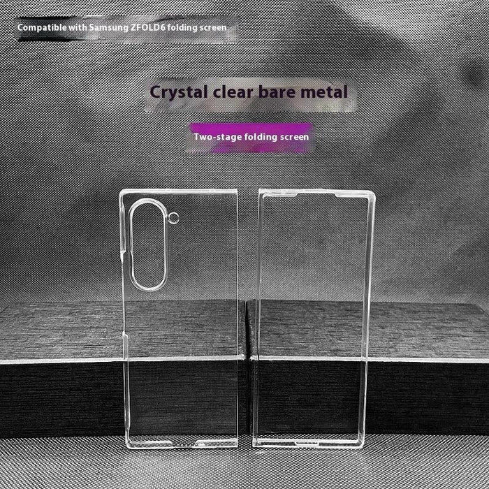 Mandotos transparent hard shell phone case with high permeability and HD anti-fall protection for durable smartphone safety.
