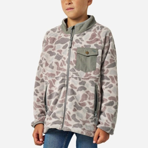 Burlebo Youth Micro Fleece | Classic Deer Camo