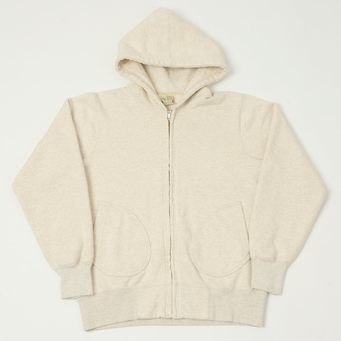 Buzz Rickson's Full Zip Sweat Parka - Oatmeal
