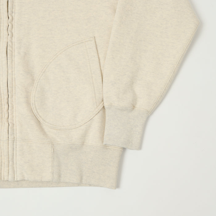 Buzz Rickson's Full Zip Sweat Parka - Oatmeal