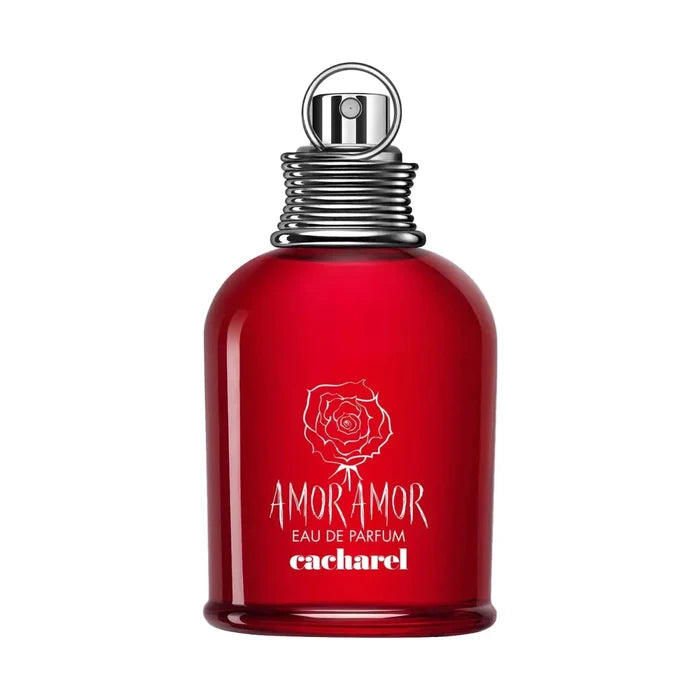 Mandotos International Cacharel Amor Amor Eau de Parfum for Women, floral fruity chypre with bergamot, rose, and cedar notes, 3.4 fl oz