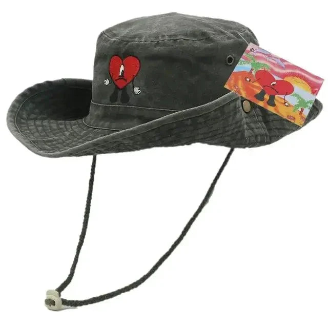 Mandotos chic embroidered travel hat with stylish design and detailed embroidery, perfect for sun protection and fashionable travel accessories.
