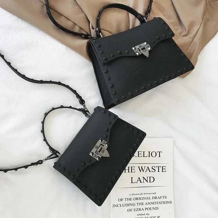 Mandotos chic PU leather sling bag with adjustable strap and stylish design, perfect for casual or evening outings.