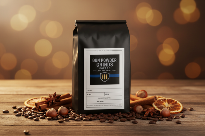 Gun Powder Grinds Cinnamon Hazelnut with hazelnuts and spices