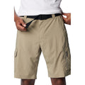 Columbia Silver Ridge Utility Cargo Short Polyester Men's Brown Knee-Length Shorts