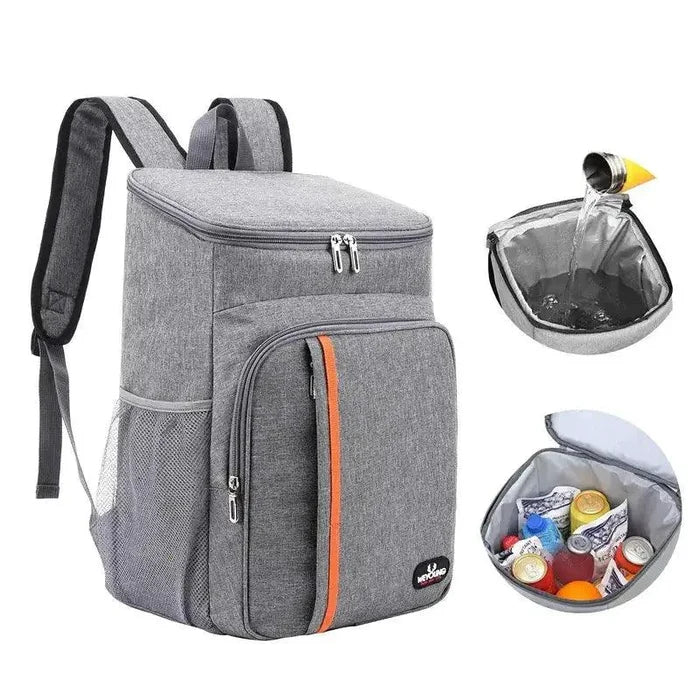 Mandotos compact thermal meal carrier showing insulated design and carrying handle for keeping food warm and fresh.