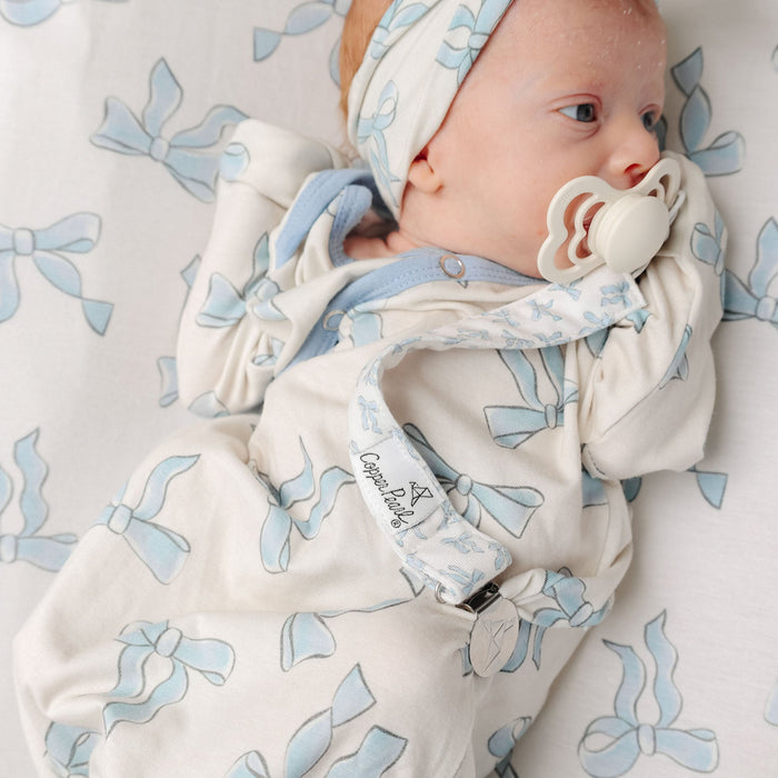 Copper Pearl Binky Clips |Gemma In Tan